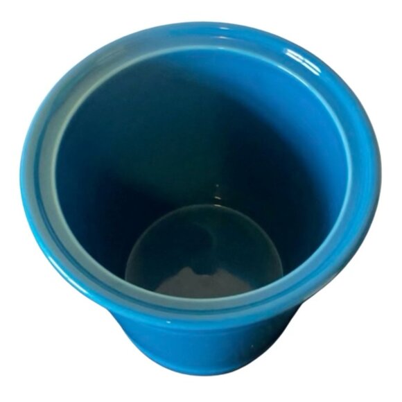Fiesta Retired Peacock Blue Large Canister (No Lid) - Picture 4 of 8